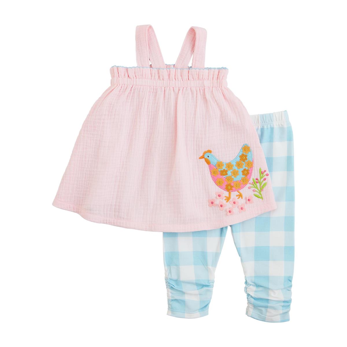 Toddler Chicken Tunic And Capri Set