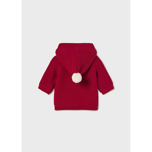 Cherry Knit Baby Cardigan