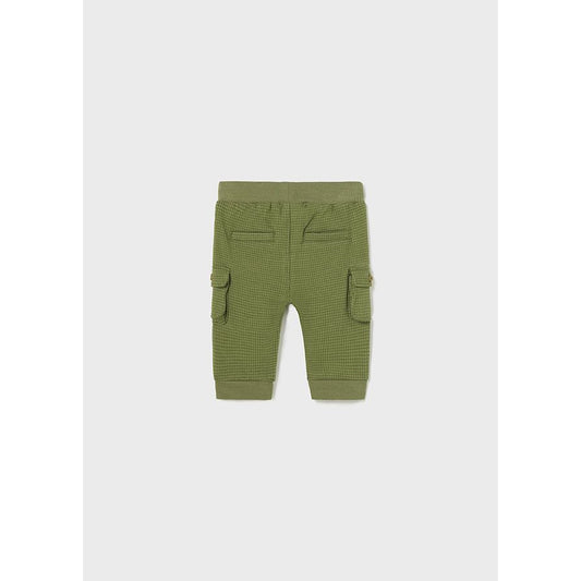 Hunter Green Cargo Plush Pants