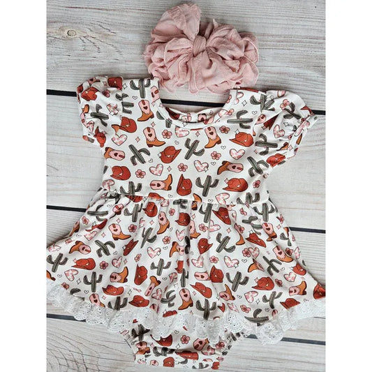 Rodeo Girl Eyelet Bubble Dress