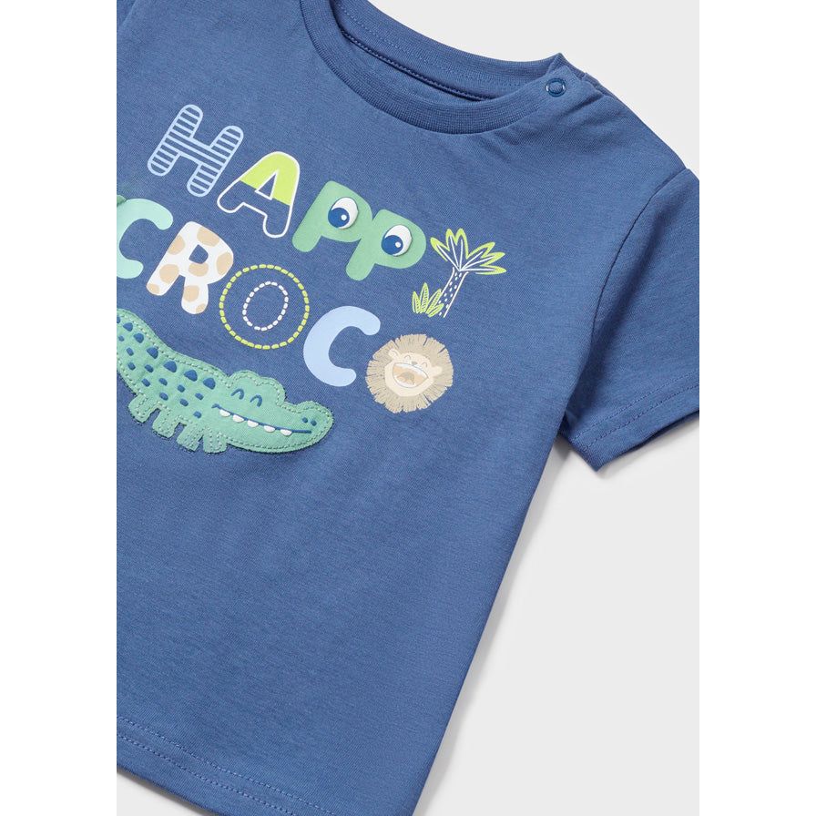 Happy Croco Indigo Tee Shirt