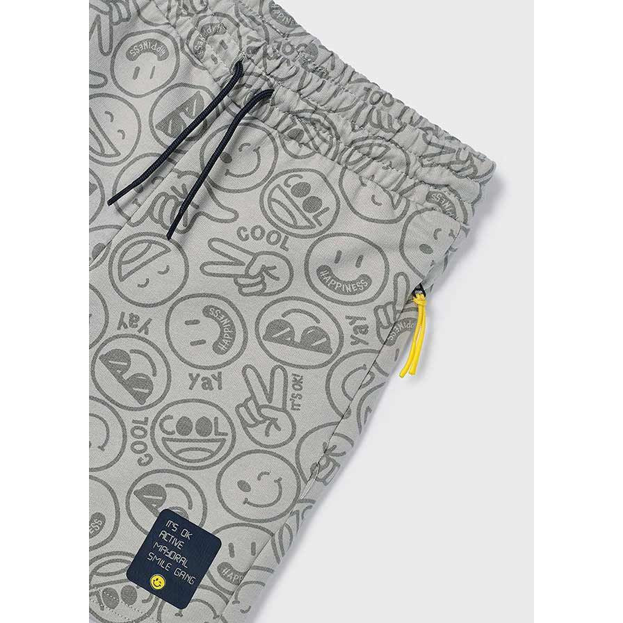 Cool Smiley Fleece Shorts
