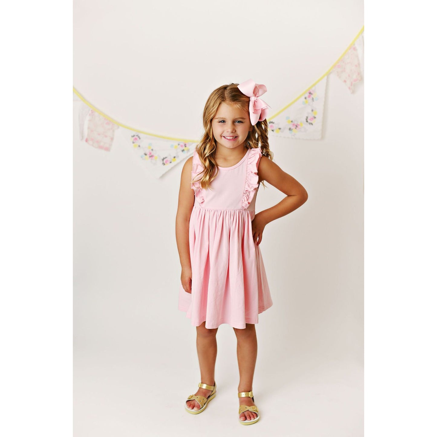 Pink Ruffle Bella Dress