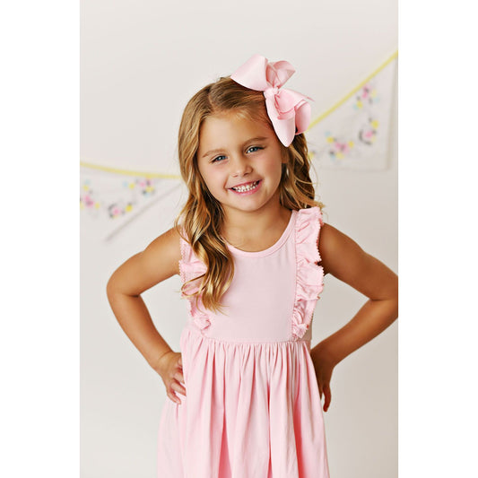 Pink Ruffle Bella Dress
