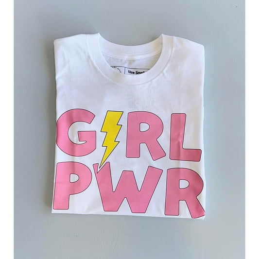 Girl Power Tween Graphic Tee Shirt