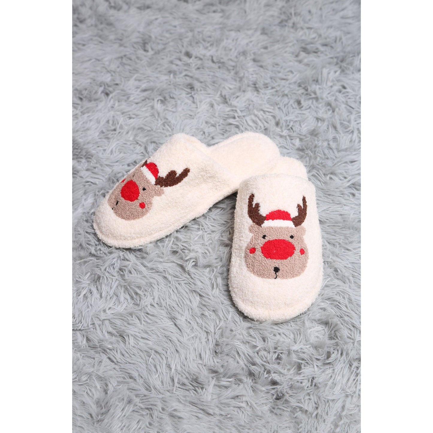 Reindeer Embroidered Slipper (Adult/Tween Sizes)