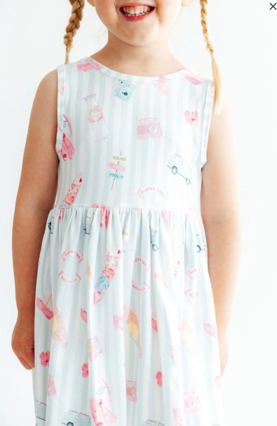 Malibu Girl Tank Twirl Dress