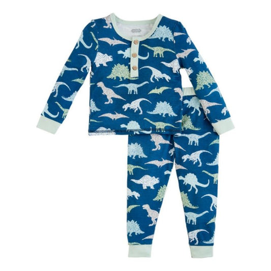 Glow-in-the-Dark Dino Toddler Pajamas