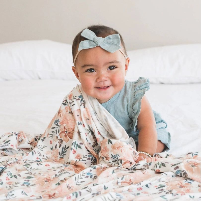 Autumn Knit Swaddle Blanket