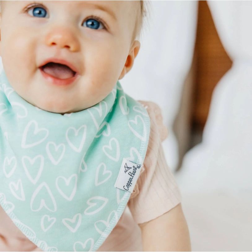 Cherry Premium Bandana Bibs (4-Pack)