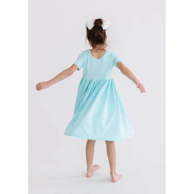 Aqua S/S Pocket Twirl Dress