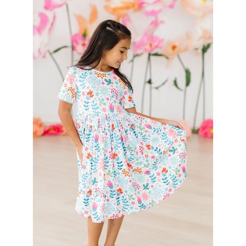 Sunlit Garden S/S Pocket Twirl Dress