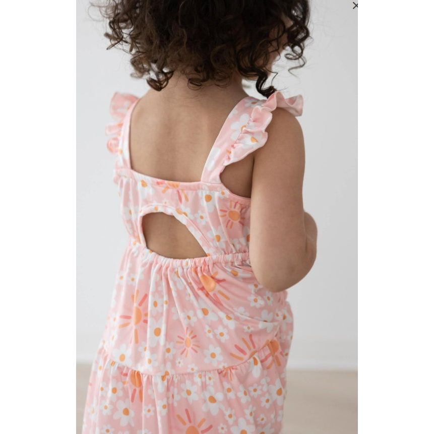 Sweet & Sunny Ruffle Maxi Dress