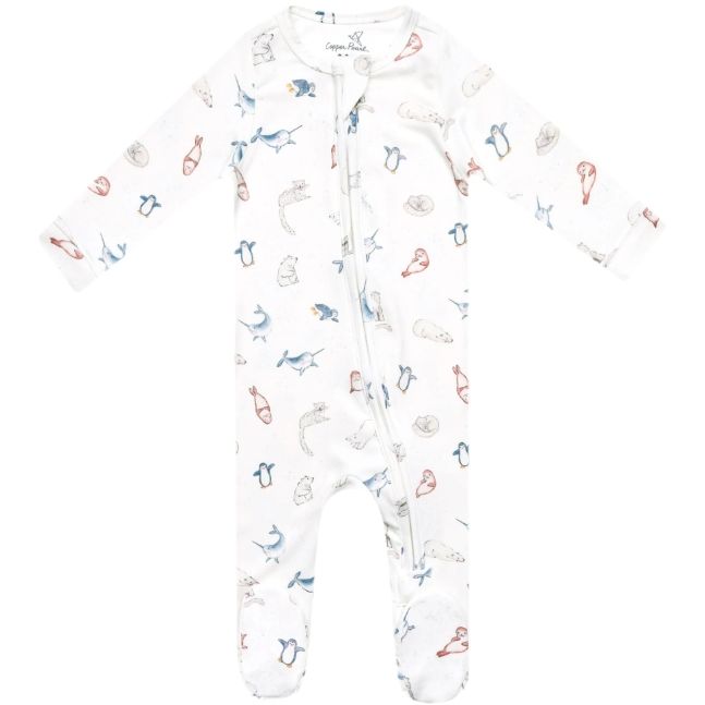Arctic Wonder Zip-up Footie