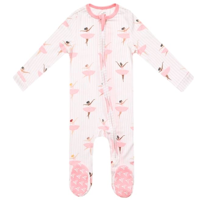 Katerina Zip-Up Footie Pajama