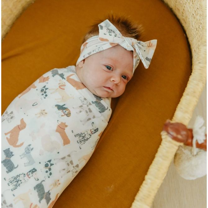 Rufus Knit Swaddle Blanket