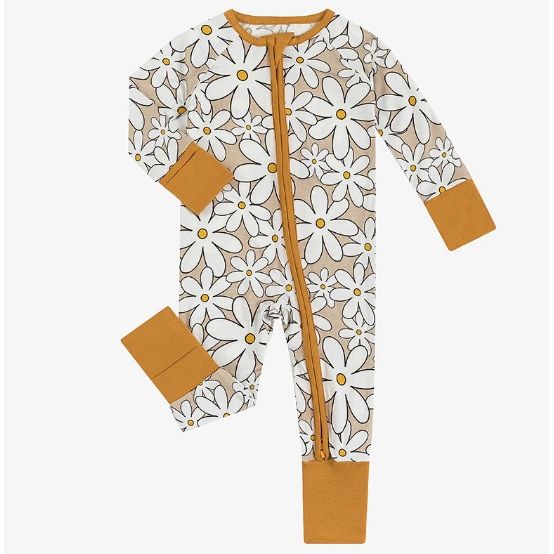 Boho Blossoms Zip Romper