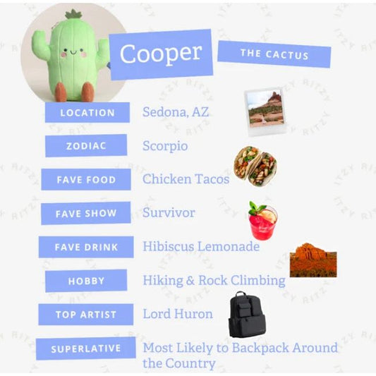 Cooper the Cactus Sweetie Snuggles™ Plush