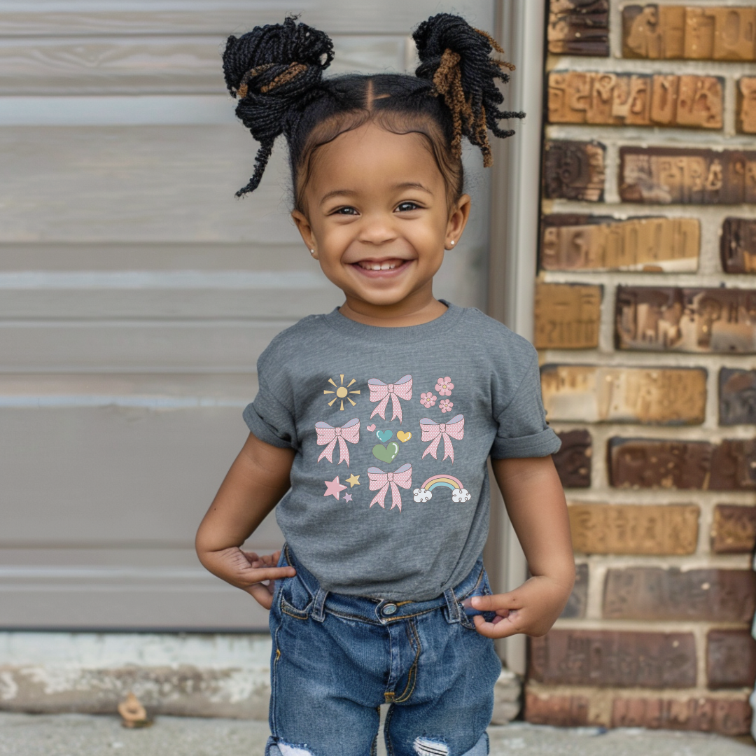Bows & Rainbows Graphic Tee Shirt