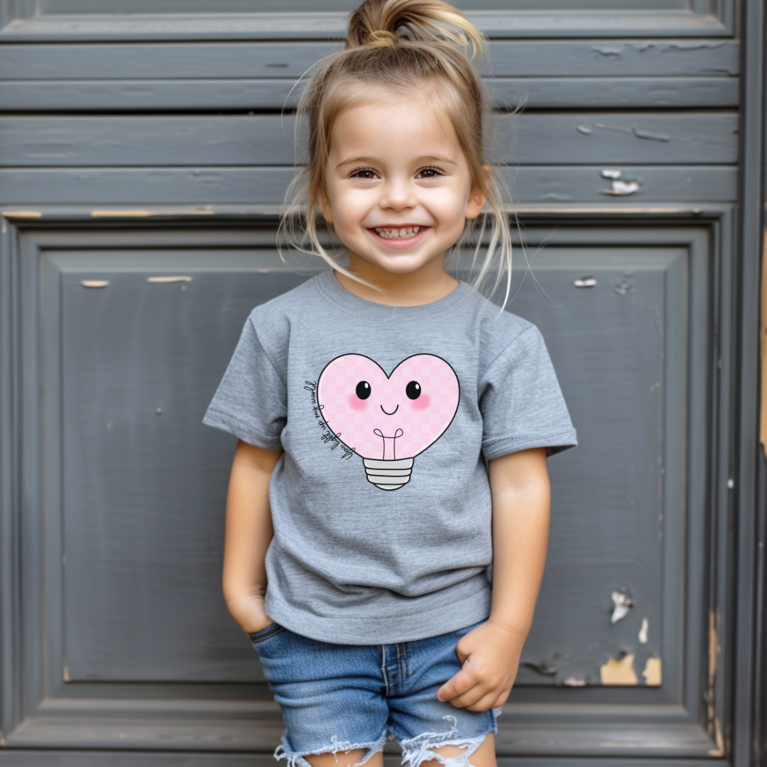 Light Up My World Graphic Tee Shirt