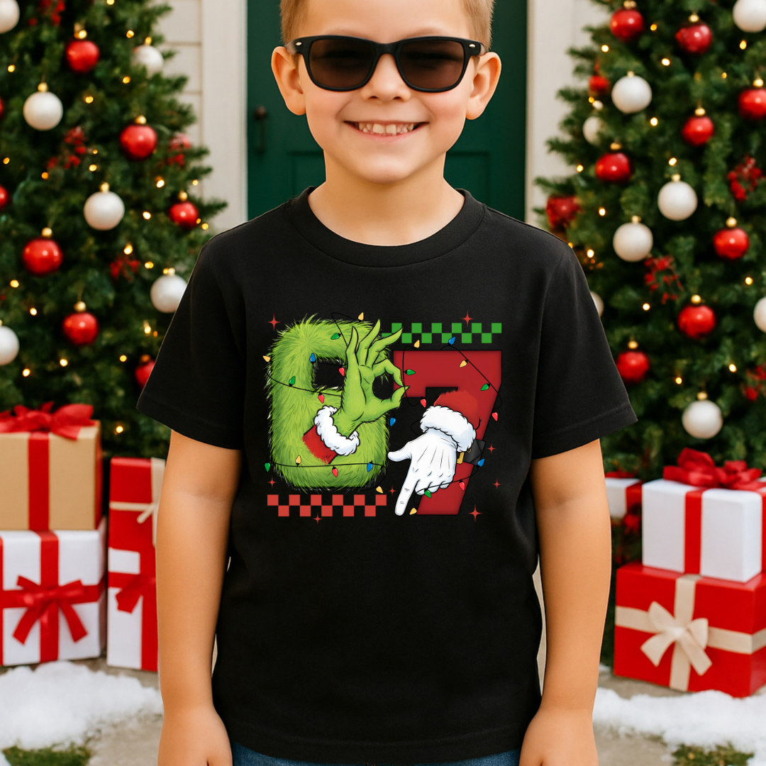 Holiday "SIX-SEVEN" Graphic Tee Shirt