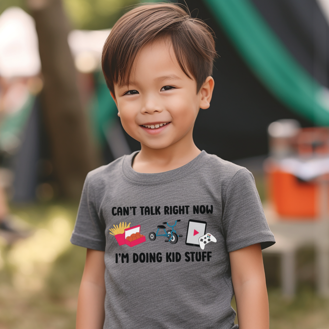 Doing Kid Stuff Graphic Tee Shirt