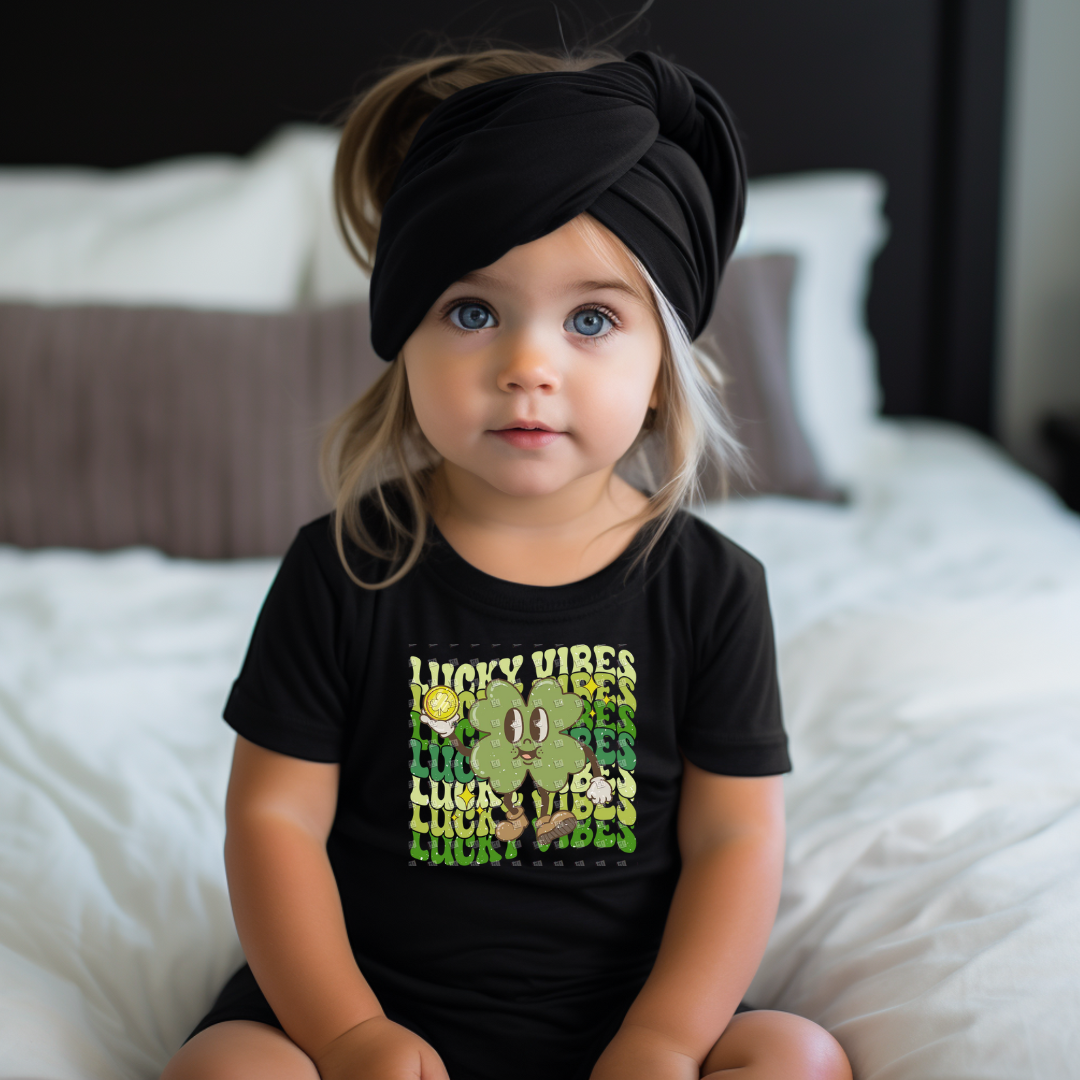 Lucky Vibes Graphic Tee Shirt