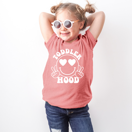 Toddler Hood Peace Graphic Tee Shirt