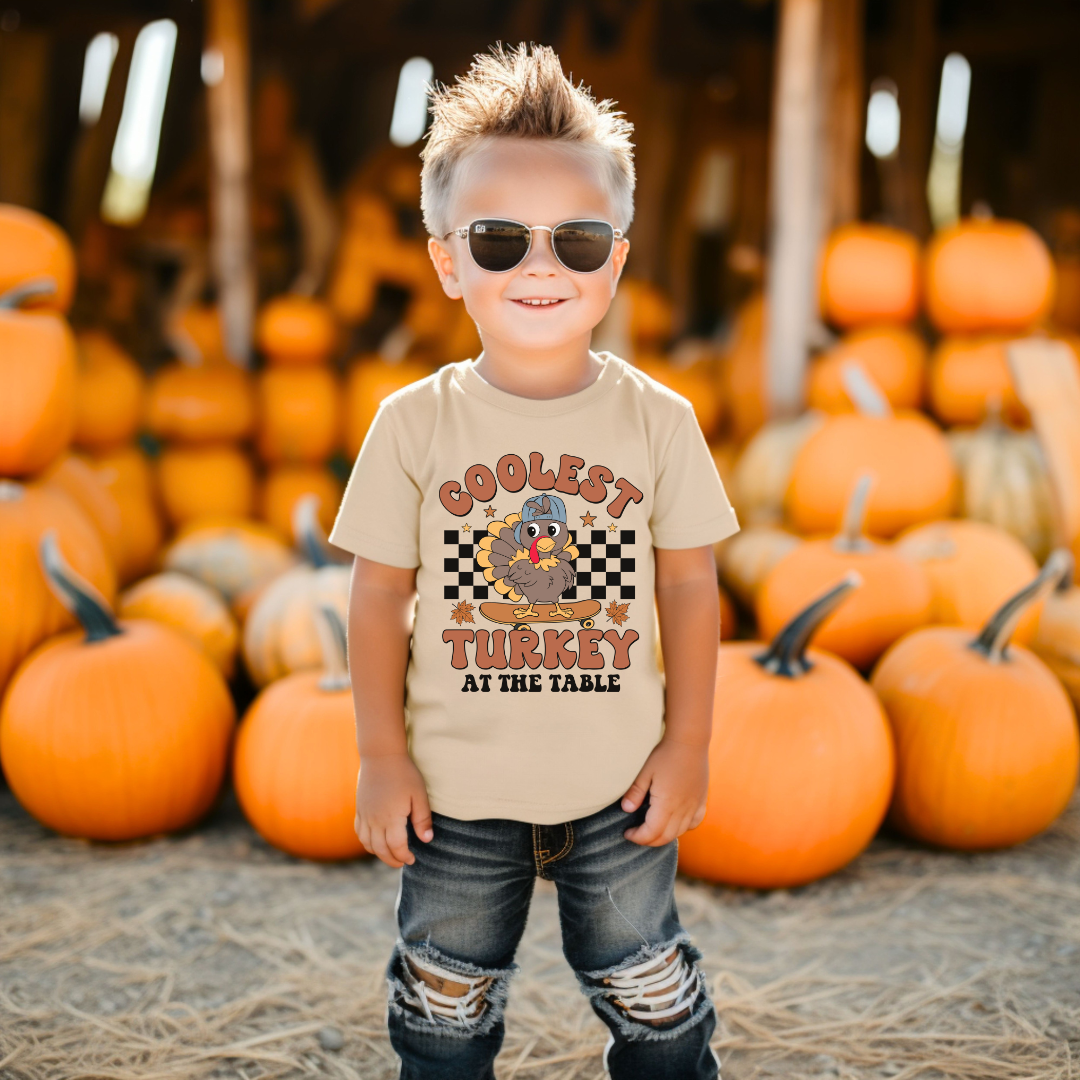 Coolest Turkey Graphic Tee Shirt