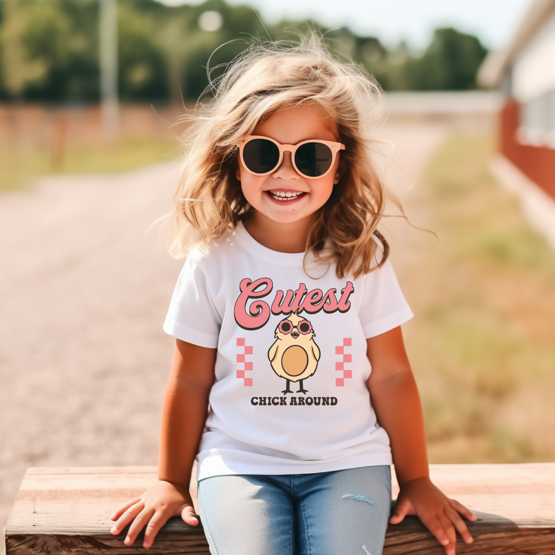 Cutest Chick Around Graphic Tee Shirt