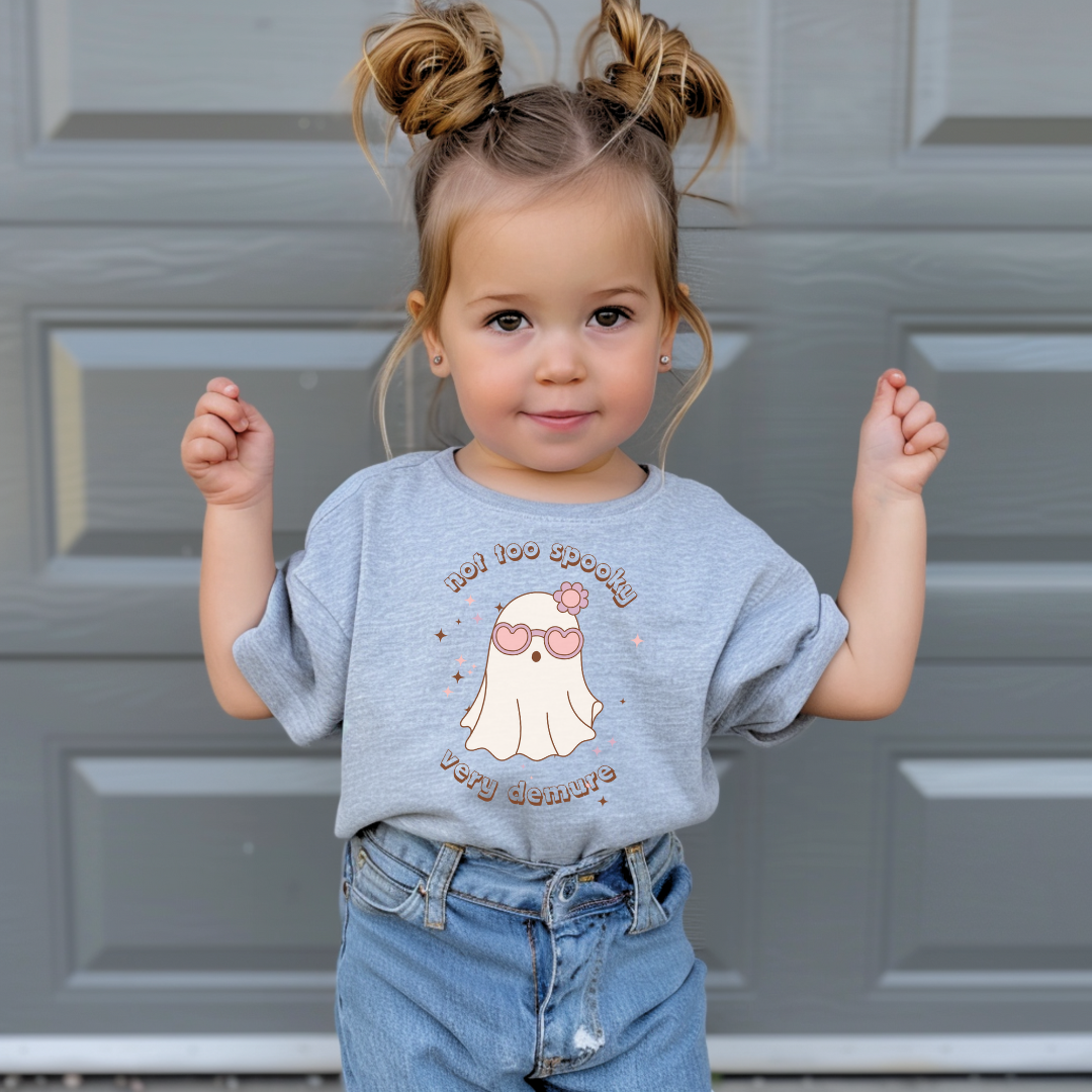 Not too Spooky Very Demure Graphic Tee Shirt