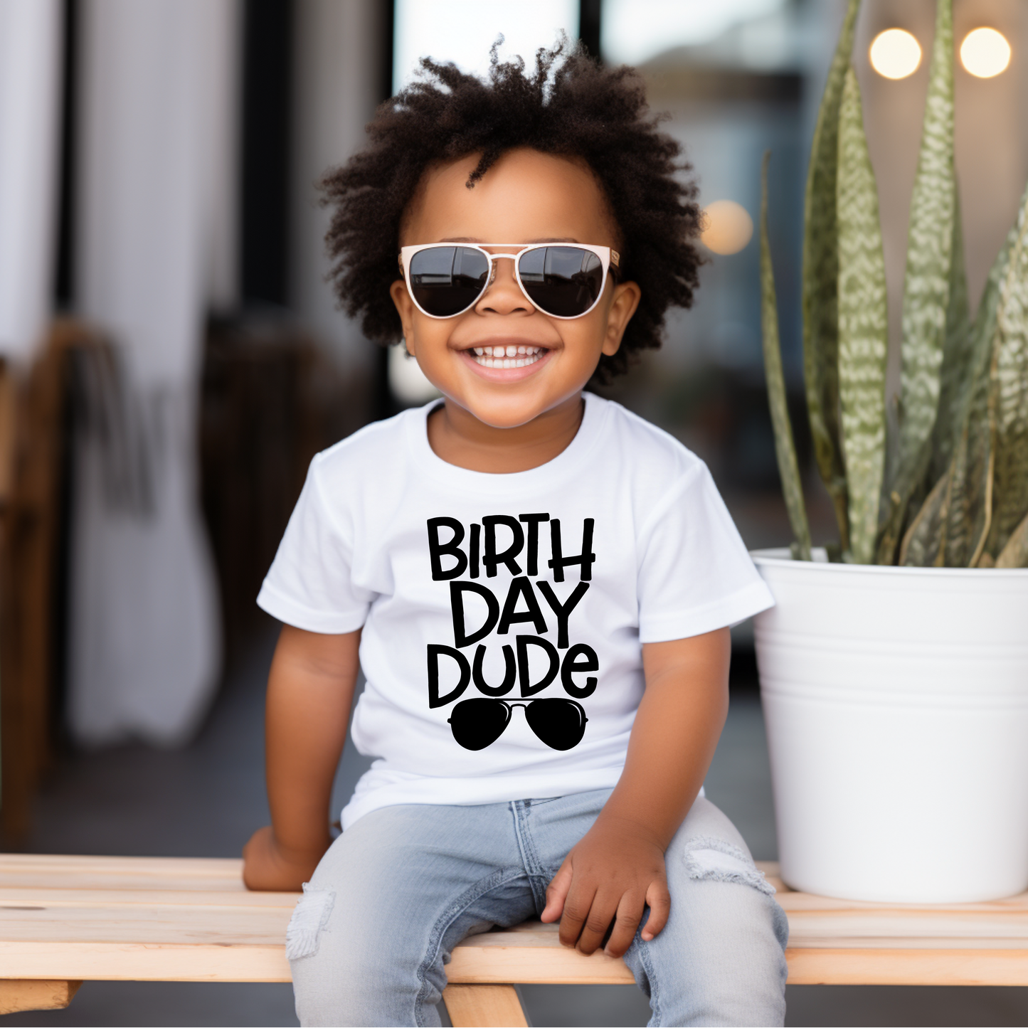 Birthday Dude Graphic Tee Shirt
