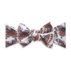 Vintage Butterfly Printed Knot Headband