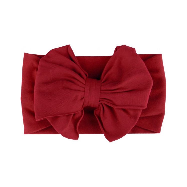 Cranberry Big Bow Headband