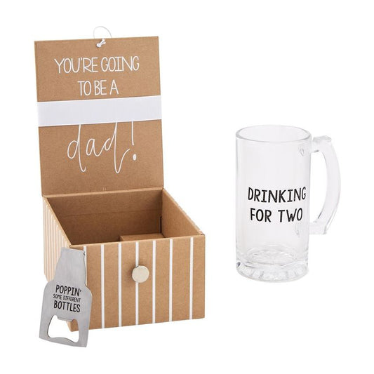 Beer Dad Pregnancy Announcement Gift Set