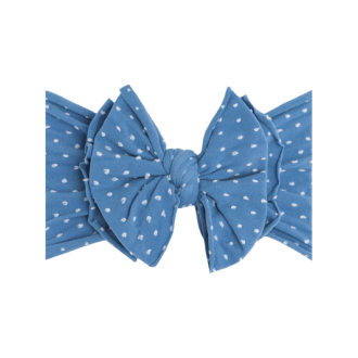 Denim Dot SHAB-BOW-LOUS Headband