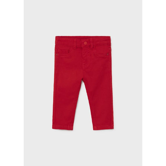 Red Slim Fit Pants