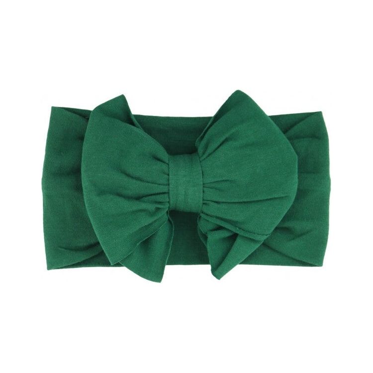 Evergreen Big Bow Headband