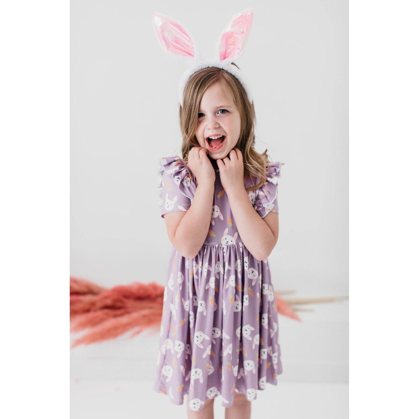 Hopping Around S/S Ruffle Twirl Dress