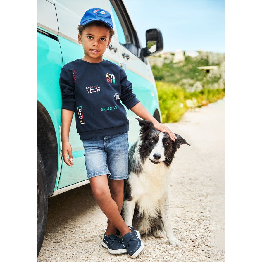 Boys Ecofriends Boys Denim Shorts -#3261M