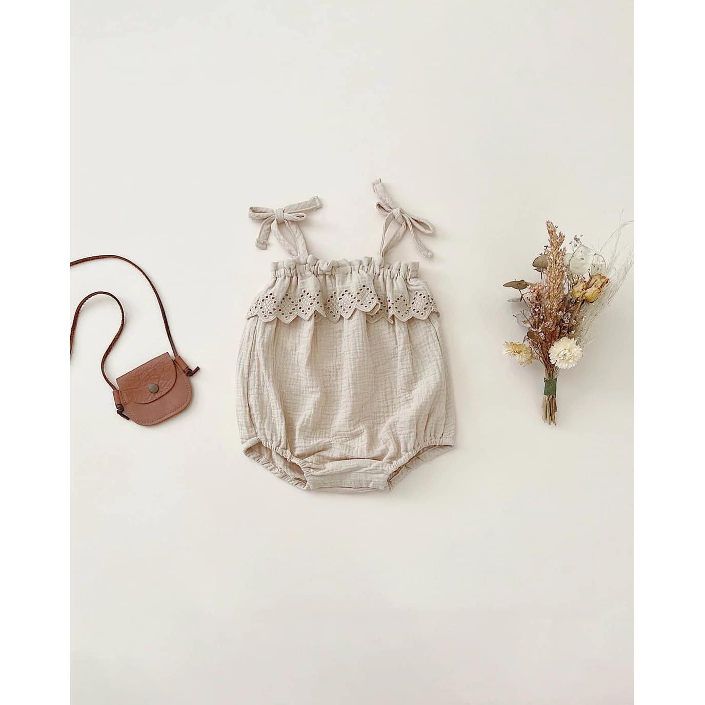 Shell Ruffle Romper