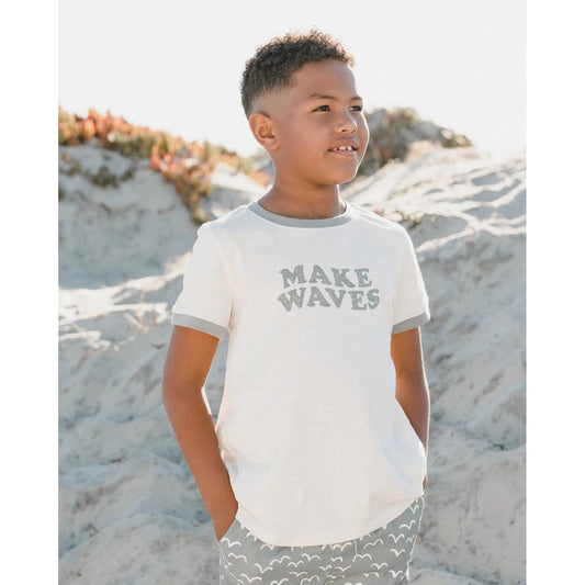 Making Waves Ringer Tee