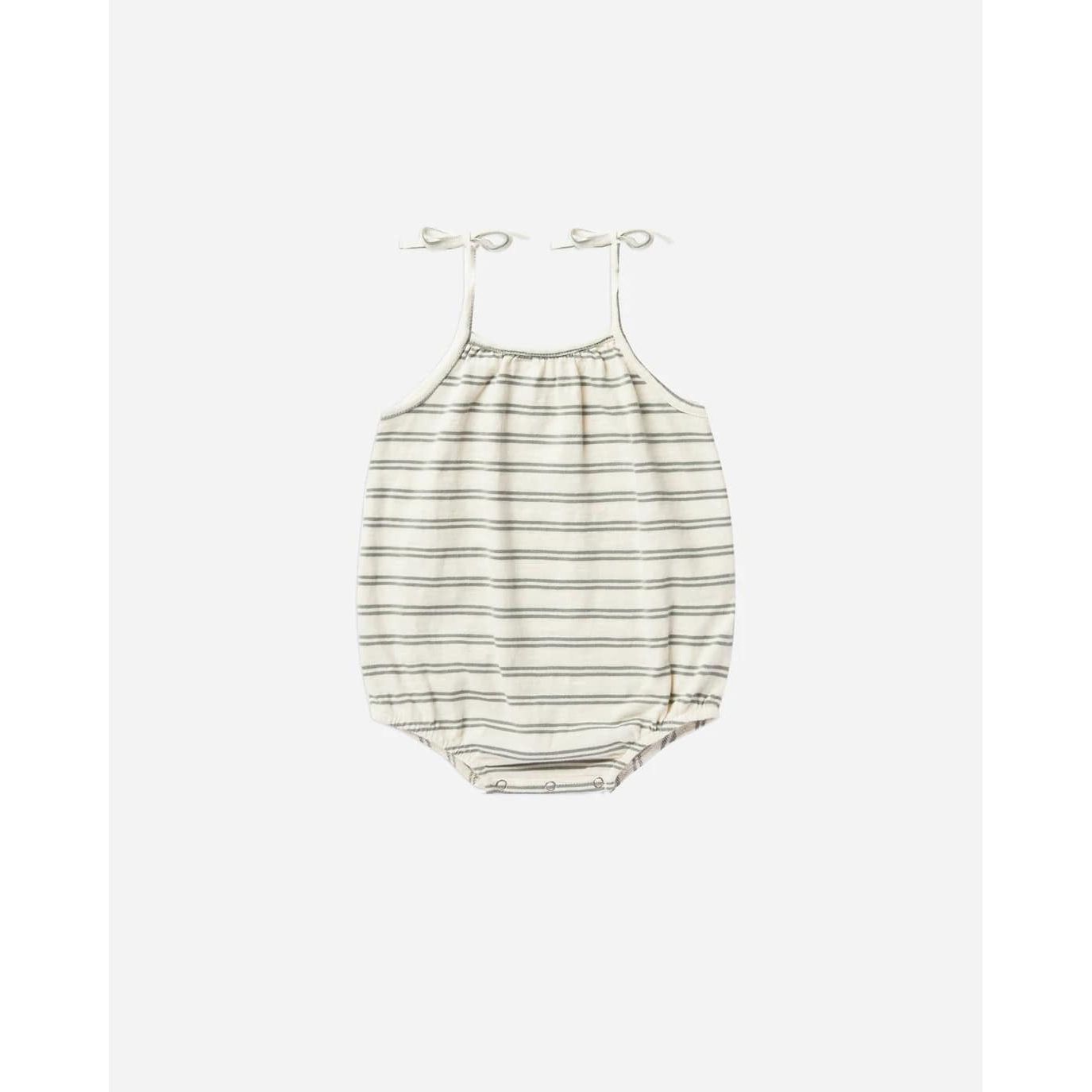 Nala Aqua Stripe Romper