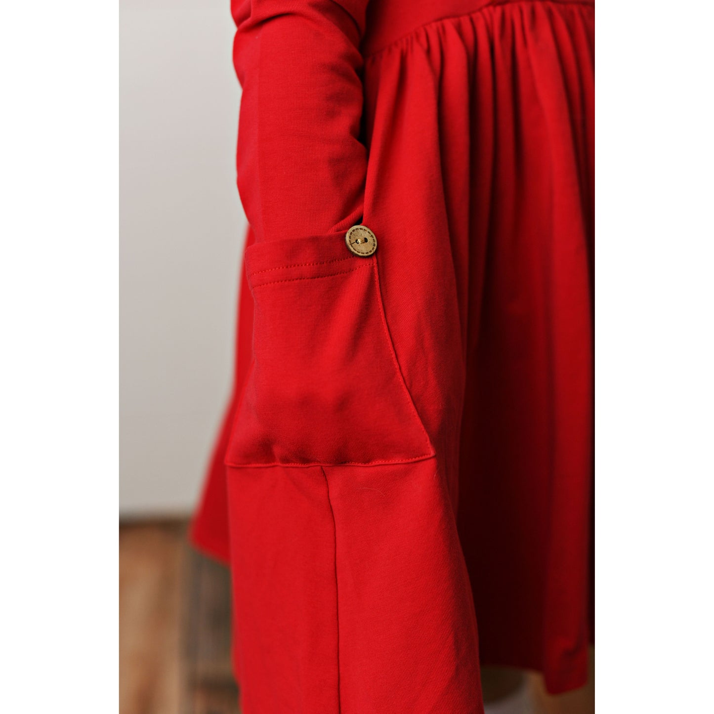 Red Bella Pocket Dress