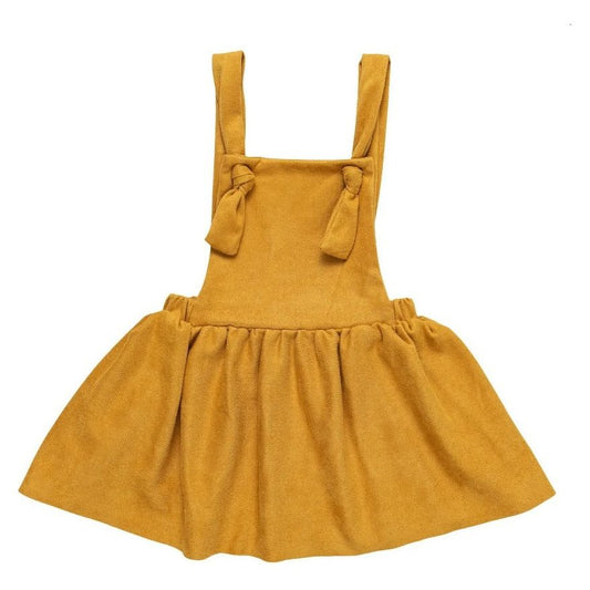 Mustard Pinafore Dress