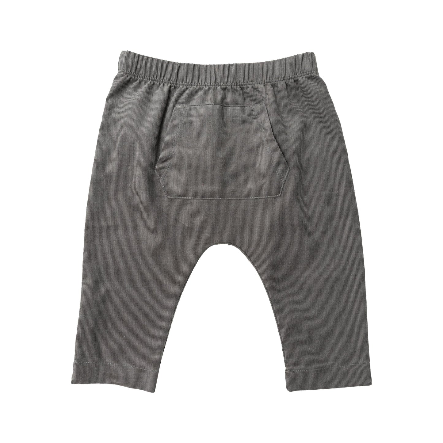 Gray Corduroy Jogger Pants