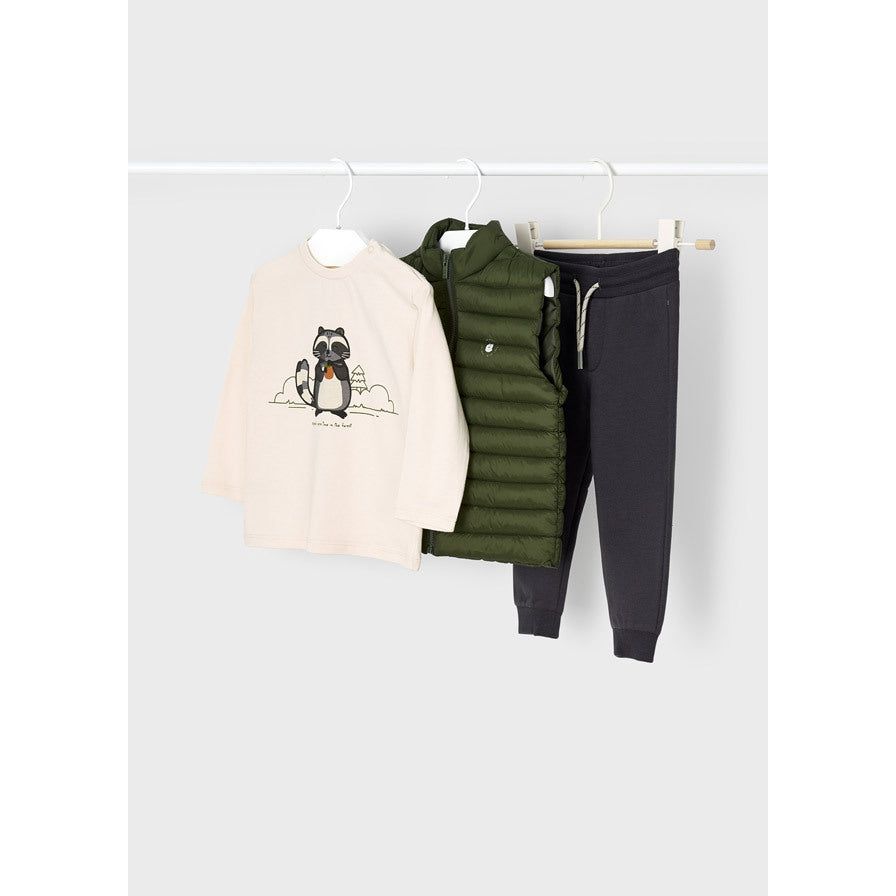 Carbon Fleece Pants with Elasticated Hems