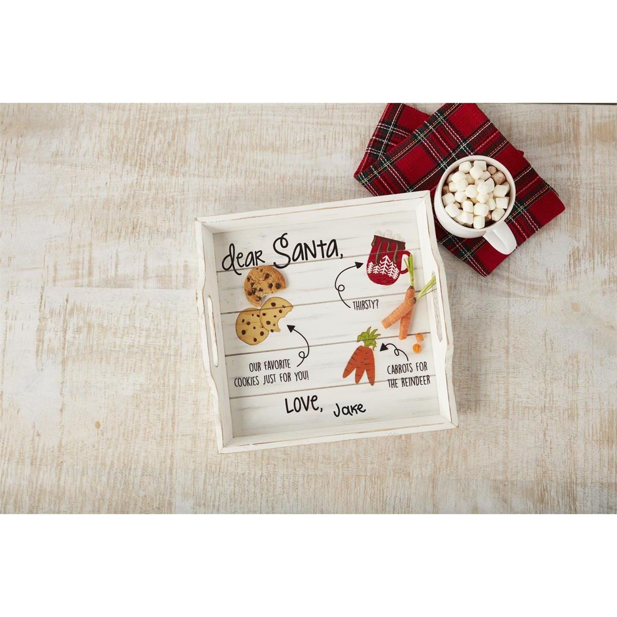 Santa Cookie Tray