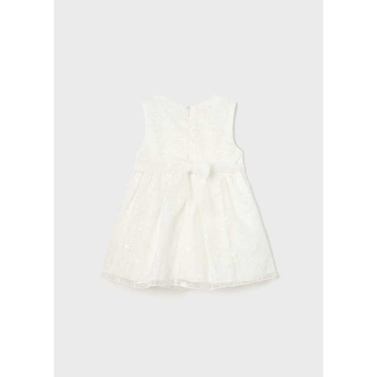 White Organza Dress -#1948