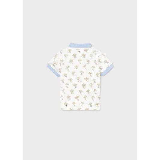 Palm Printed Polo Shirt